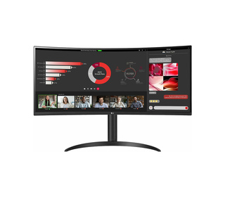 LG UW 34WR55QC-B.AEU 34" LED Wide Quad HD 5 ms Noir