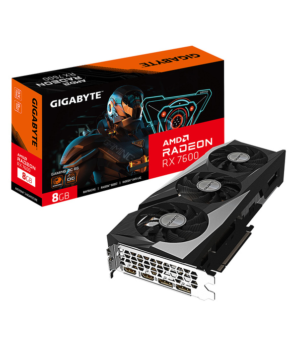 Gigabyte GAMING Radeon RX 7600 OC 8G AMD 8 Go GDDR6