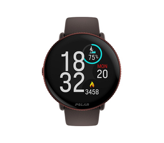 Polar Ignite 3 3,25 cm (1.28") AMOLED 43 mm Numérique 416 x 416 pixels Écran tactile Marron GPS (satellite)