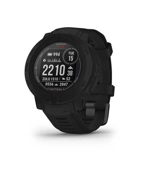Garmin Instinct 2 Solar Tactical Edition 2,29 cm (0.9") MIP 45 mm Numérique 176 x 176 pixels Noir GPS (satellite)
