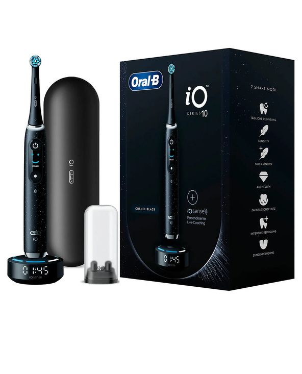 Oral-B iO Series 10 Adulte Brosse à dents rotative oscillante Noir