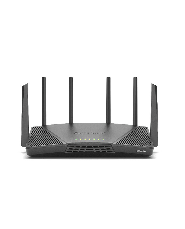 Synology RT6600ax Router WiFi6 1xWAN 3xGbE 1x2.5Gb routeur sans fil Tri-bande (2,4 GHz / 5 GHz / 5 GHz) Noir
