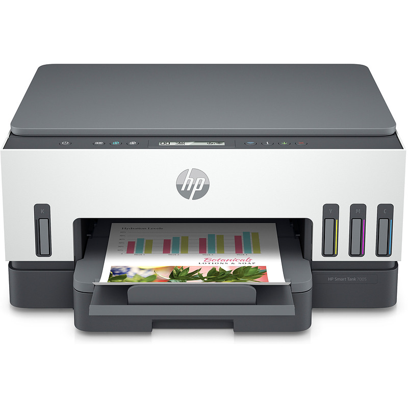 HP Smart Tank Imprimante Tout-en-un 7005, Couleur, Imprimante pour Impression, numérisation, copie, sans fil, Numérisation vers 