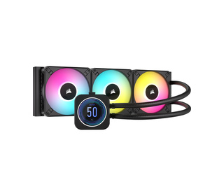 Corsair CW-9060075-WW système de refroidissement d’ordinateur Processeur Refroidisseur de liquide tout-en-un 12 cm Noir 1 pièce(
