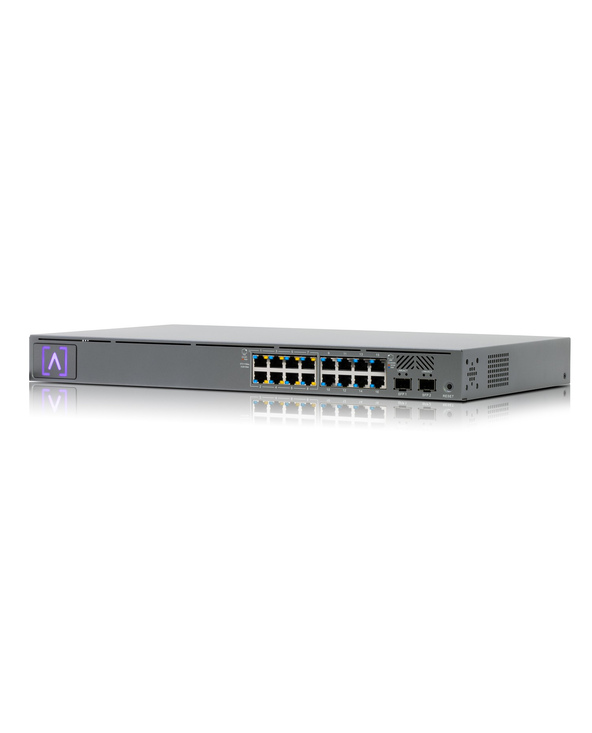 Alta Labs S16-POE commutateur réseau Géré Gigabit Ethernet (10/100/1000) Connexion Ethernet, supportant l'alimentation via ce po