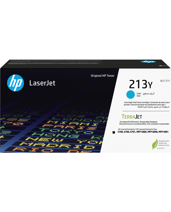 HP 213Y Toner LaserJet authentique Extra-grande capacité Cyan
