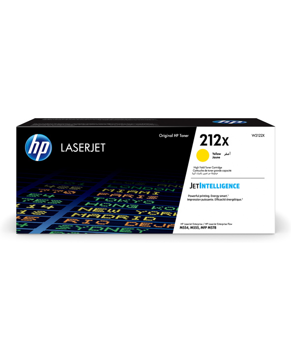 HP Toner LaserJet jaune grande capacité authentique 212X