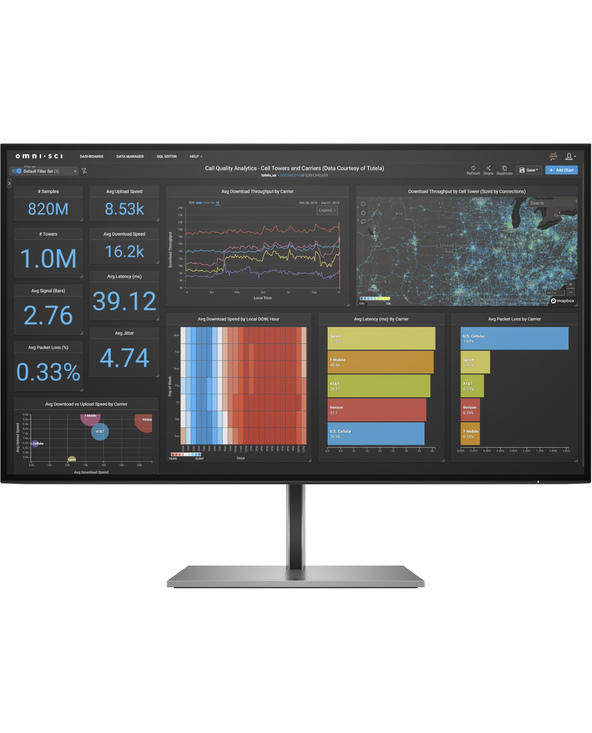 HP Z27Q G3 QHD 27" LED Quad HD 5 ms Argent