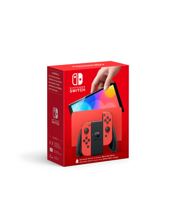 Nintendo Switch - OLED Model - Mario Red Edition console de jeux portables 17,8 cm (7") 64 Go Écran tactile Wifi Rouge