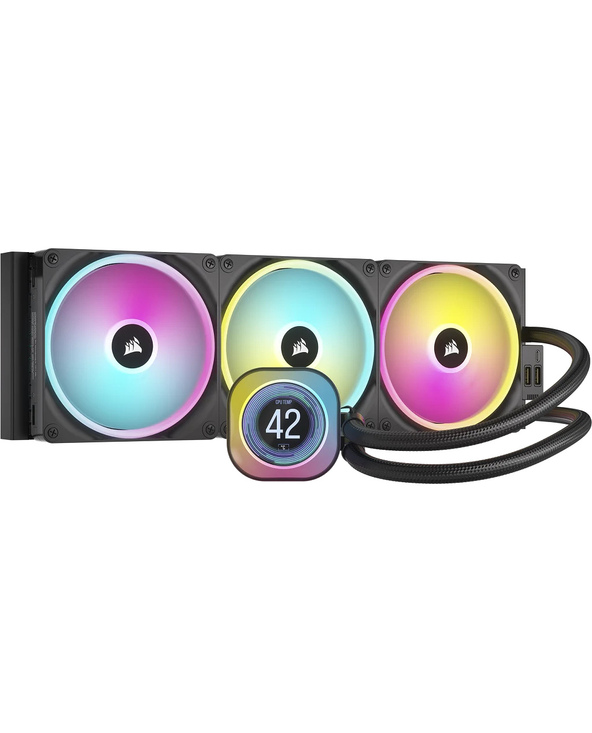 Corsair CW-9061009-WW système de refroidissement d’ordinateur Processeur Refroidisseur d'air 14 cm Noir 3 pièce(s)