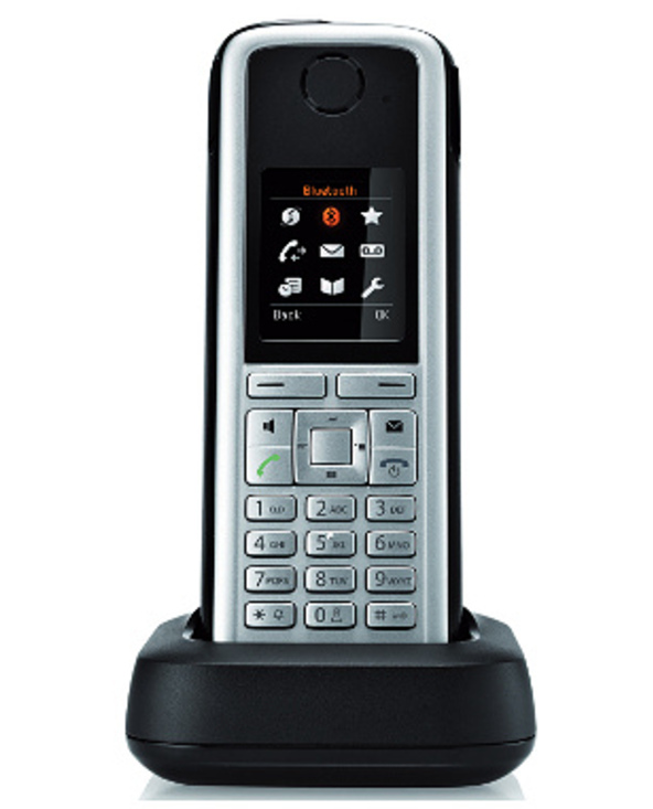 Unify OpenStage M3 handsets Téléphone DECT Identification de l'appelant Noir, Argent