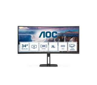 AOC V5 CU34V5C/BK 34" LED Wide Quad HD 1 ms Noir