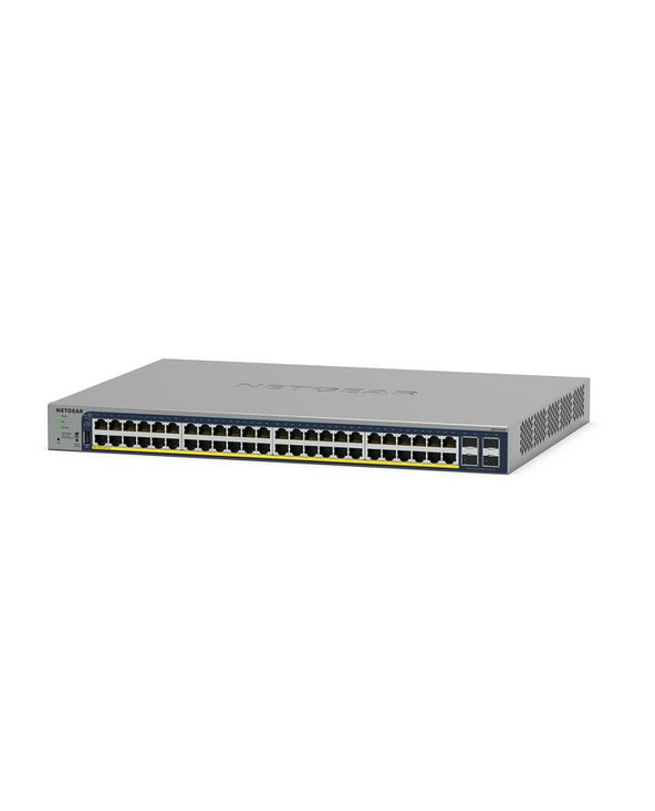 NETGEAR GS728TP Géré L2/L3/L4 Gigabit Ethernet (10/100/1000) Connexion Ethernet, supportant l'alimentation via ce port (PoE) Gri