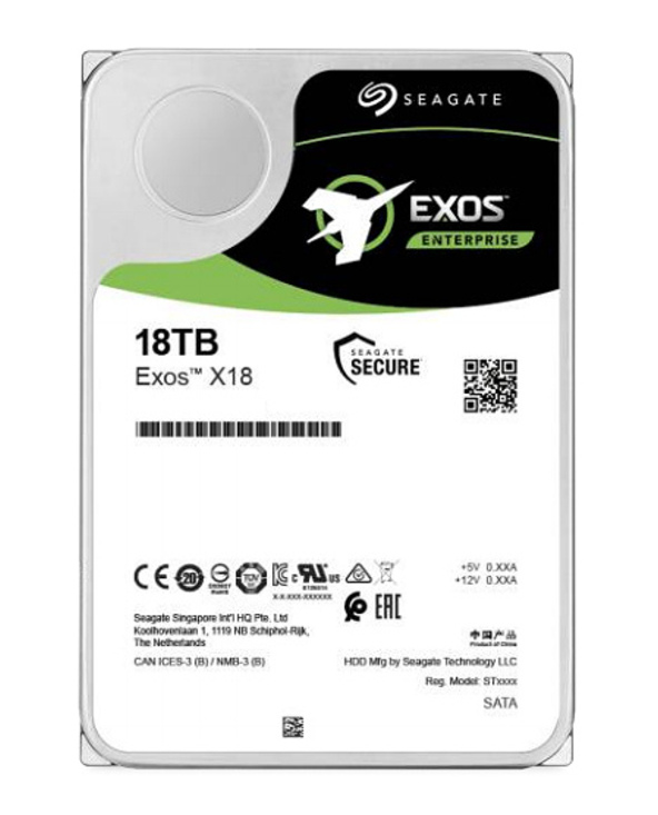 Seagate Enterprise ST18000NM004J disque dur 3.5" 18 To SAS