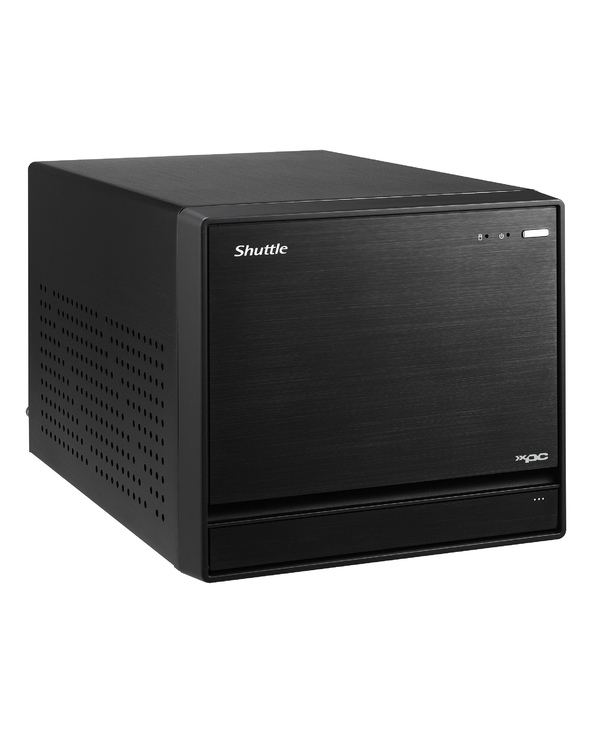 Shuttle XPC cube Barebone SH570R8 - S1200, Intel H570, 1x PCIe X16, 1x PCIe X4, 2x LAN,1x HDMI, 2x DP, 4x 3.5" HDD bays