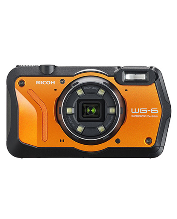 Ricoh WG-6 1/2.3" Appareil-photo compact 20 MP CMOS 3840 x 2160 pixels Noir, Orange