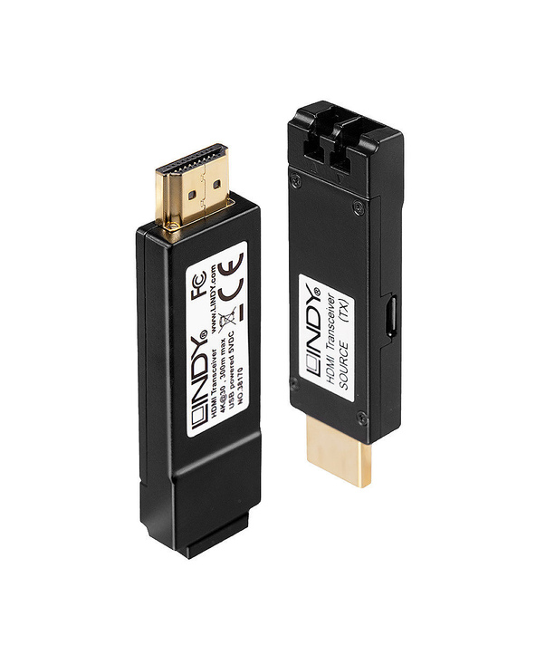 Lindy 38170 extension audio/video Émetteur et récepteur AV Noir