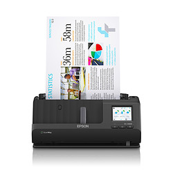 Epson ES-C380W Chargeur automatique de documents + Scanner à feuille 600 x 600 DPI A4 Noir