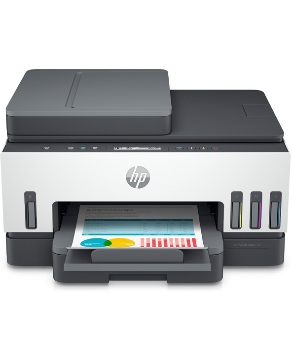 HP Smart Tank Imprimante Tout-en-un 7305, Couleur, Imprimante pour Maison et Bureau à domicile, Impression, numérisation, copie,