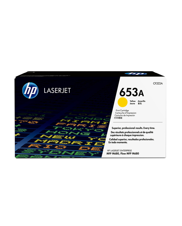 HP 653A toner jaune authentique LaserJet