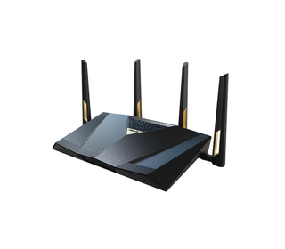 ASUS RT-BE88U routeur sans fil 10 Gigabit Ethernet Bi-bande (2,4 GHz / 5 GHz) Noir, Gris