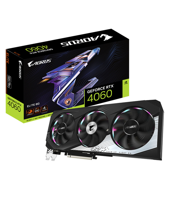 Gigabyte AORUS GeForce RTX 4060 ELITE 8G NVIDIA 8 Go GDDR6