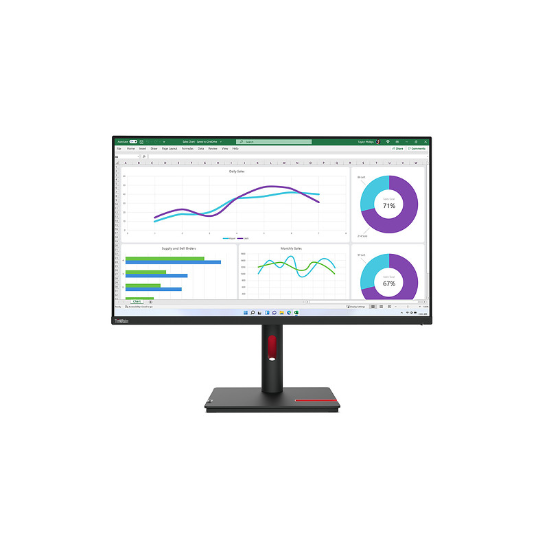 Lenovo ThinkVision T32H-30 31.5" LED Quad HD 6 ms Noir