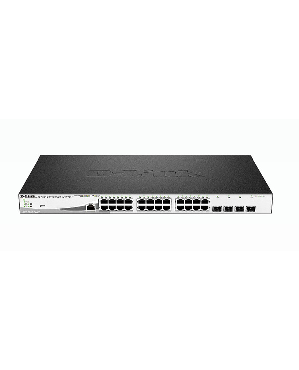 D-Link DGS-1210-28MP/E commutateur réseau Géré L2 Gigabit Ethernet (10/100/1000) Connexion Ethernet, supportant l'alimentation v