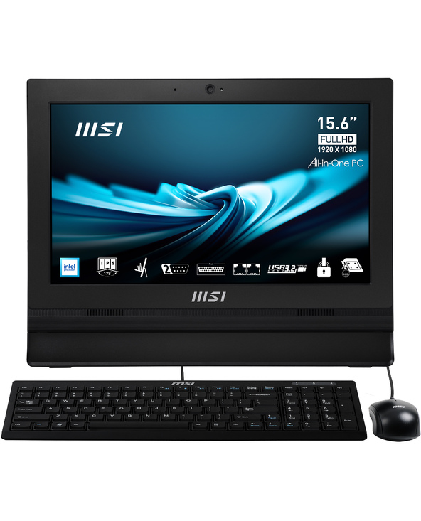 MSI Pro AP162T ADL-017XEU 15.6" Intel N 4 Noir 256 Go