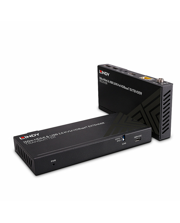 Lindy Extender KVM Cat.6 HDBaseT 150m HDMI 4K60, USB 2.0 & IR