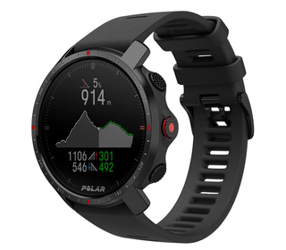 Polar Grit X Pro Titan 3,05 cm (1.2") MIP 47 mm Numérique 240 x 240 pixels Écran tactile Noir GPS (satellite)