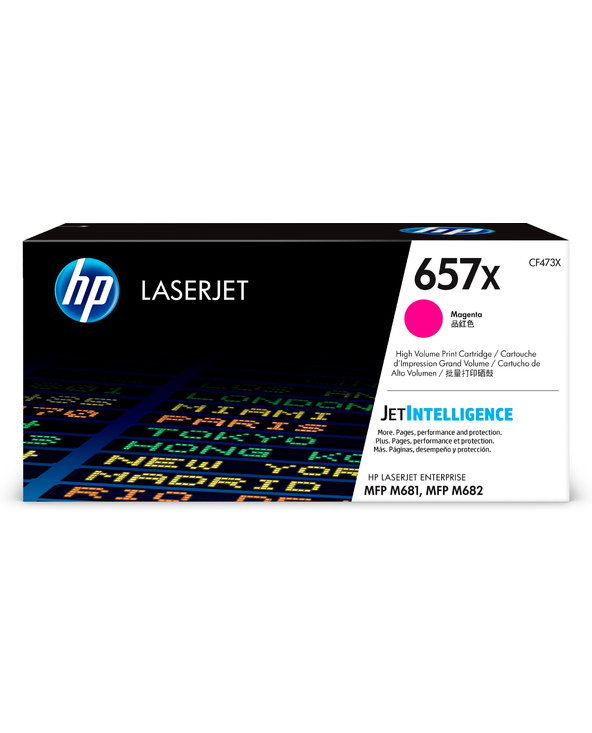 HP Cartouche de toner magenta 657X LaserJet grande capacité authentique