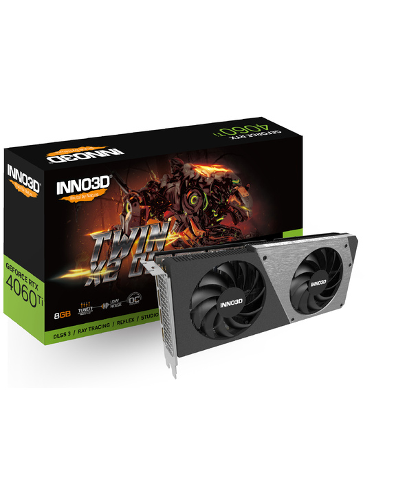 Inno3D N406T2-08D6X-171153N carte graphique NVIDIA GeForce RTX 4060 Ti 8 Go GDDR6