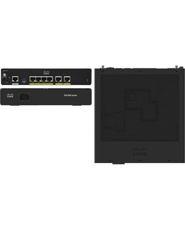 Cisco C921-4P commutateur réseau Géré Noir