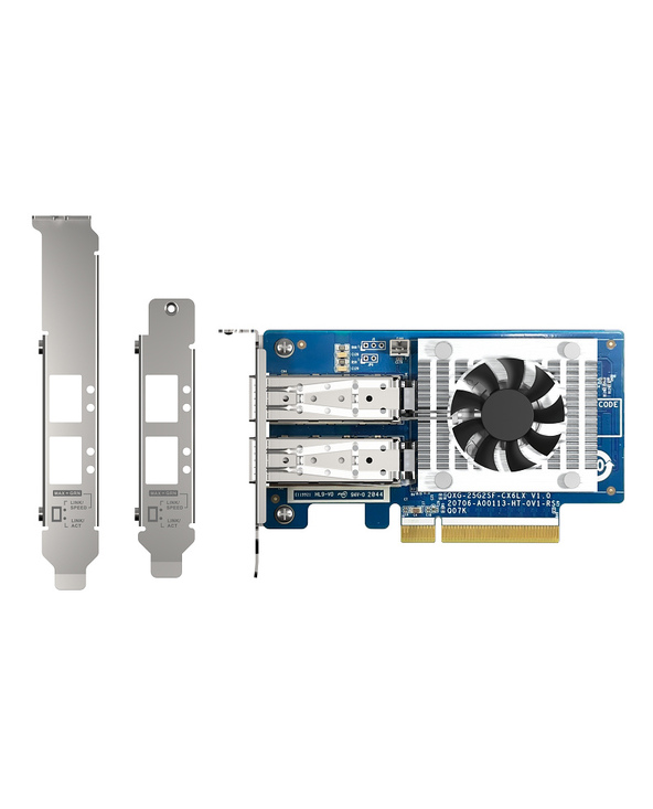 QNAP QXG-25G2SF-CX6 carte réseau Interne Fibre 25000 Mbit/s