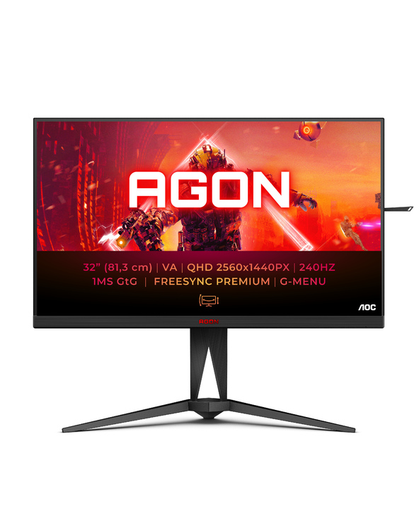 AOC AGON 5 AG325QZN/EU 31.5" LED Quad HD 0,5 ms Noir