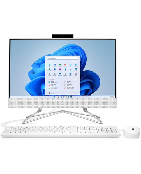 HP ALL-IN-ONE 22-DD0194NF BUNDLE PC 21.5" CELERON 8 Blanc 256 Go
