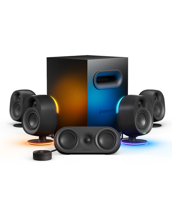 Steelseries Arena 9 set d'enceintes PC/ordinateur portable Noir 5.1 canaux 2-voies Bluetooth