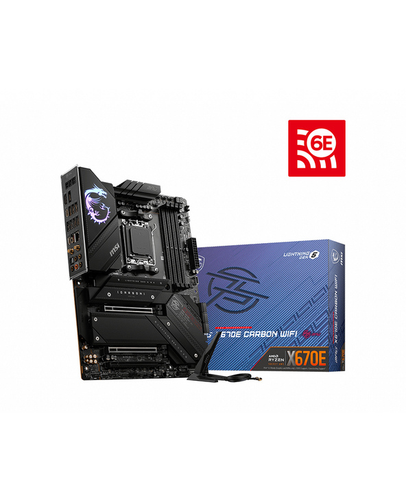 MSI MPG X670E CARBON WIFI carte mère AMD X670 Emplacement AM5 ATX