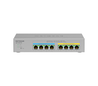 NETGEAR MS108TUP Non-géré L2 2.5G Ethernet (100/1000/2500) Connexion Ethernet, supportant l'alimentation via ce port (PoE) Gris