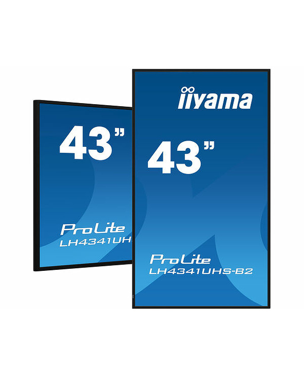 iiyama LH4341UHS-B2 affichage de messages 108 cm (42.5") LCD 500 cd/m² 4K Ultra HD Intégré dans le processeur Android 8.0 18/7