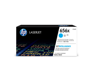 HP 656X Toner cyan LaserJet authentique grande capacité