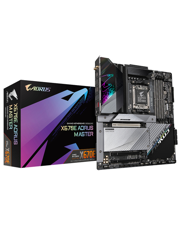 Gigabyte X670E AORUS MASTER carte mère AMD X670 Emplacement AM5 ATX