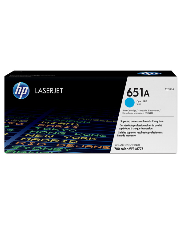HP 651A toner LaserJet cyan authentique