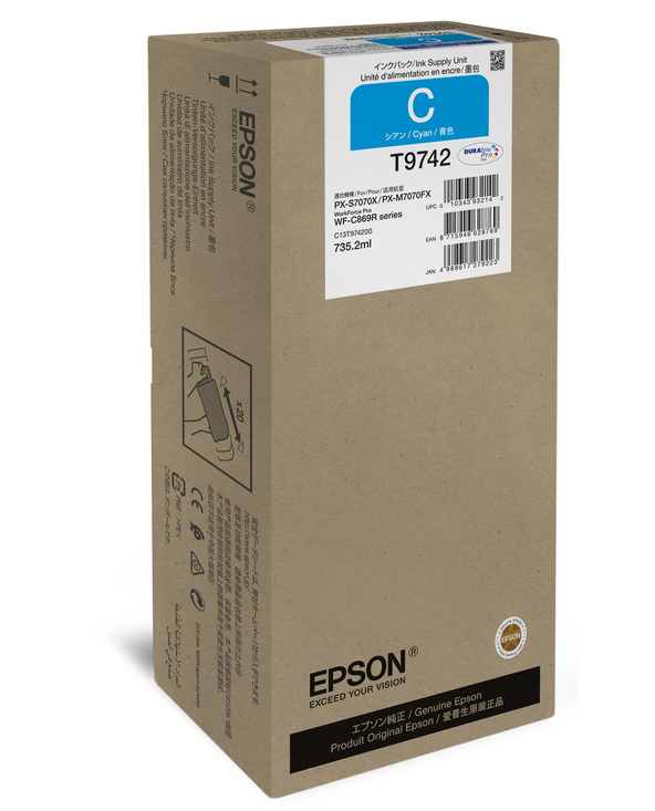 Epson Réservoir d'encre XXL Cyan Epson Réservoir d'encre XXL Cyan