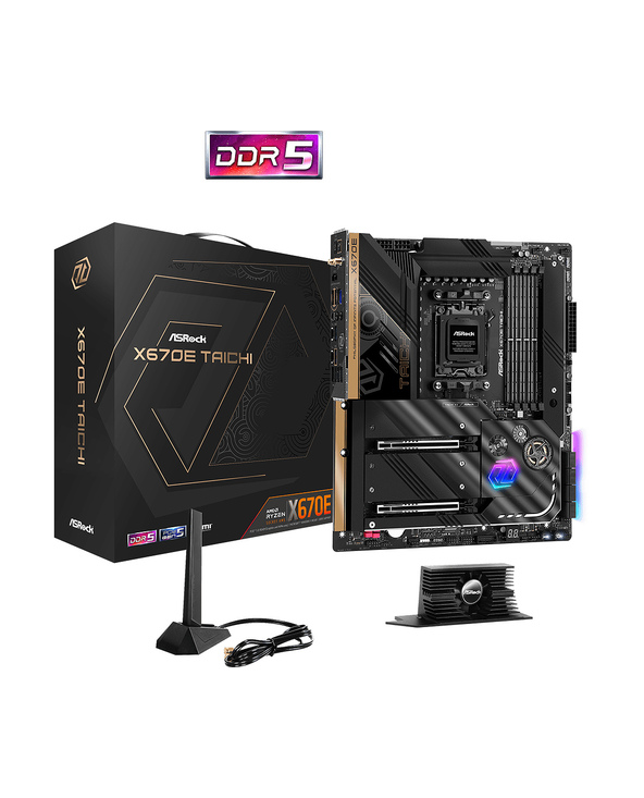Asrock X670E TAICHI AMD X670 Emplacement AM5 ATX étendu