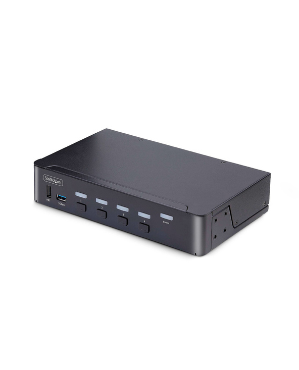 StarTech.com Switch KVM DisplayPort 4 Ports - 8K 60H/4K 144Hz, Écran Unique, DisplayPort 1.4, 2 Ports USB 3.0, 4x USB 2.0 HID, C