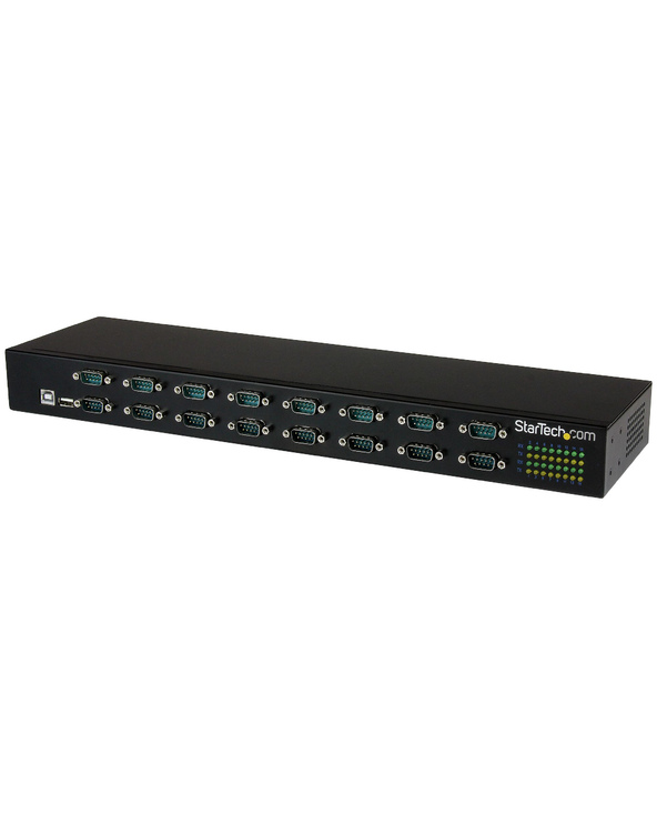 StarTech.com Hub série RS232 à 16 ports - Adaptateur USB vers 16x DB9 RS232 à montage en rack