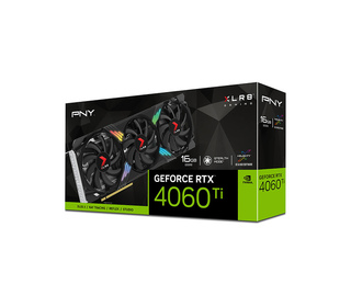 PNY VCG4060T16TFXXPB1 carte graphique NVIDIA GeForce RTX 4060 Ti 16 Go GDDR6