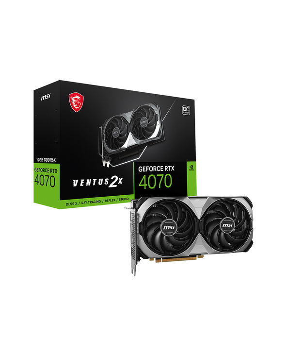 MSI VENTUS GeForce RTX 4070 2X E 12G OC NVIDIA 12 Go GDDR6X